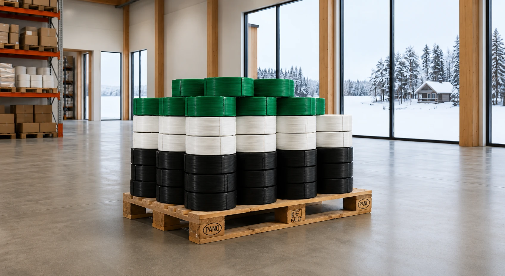PP Strapping Band Exporter Finland — Greenstrix Industrial Packaging